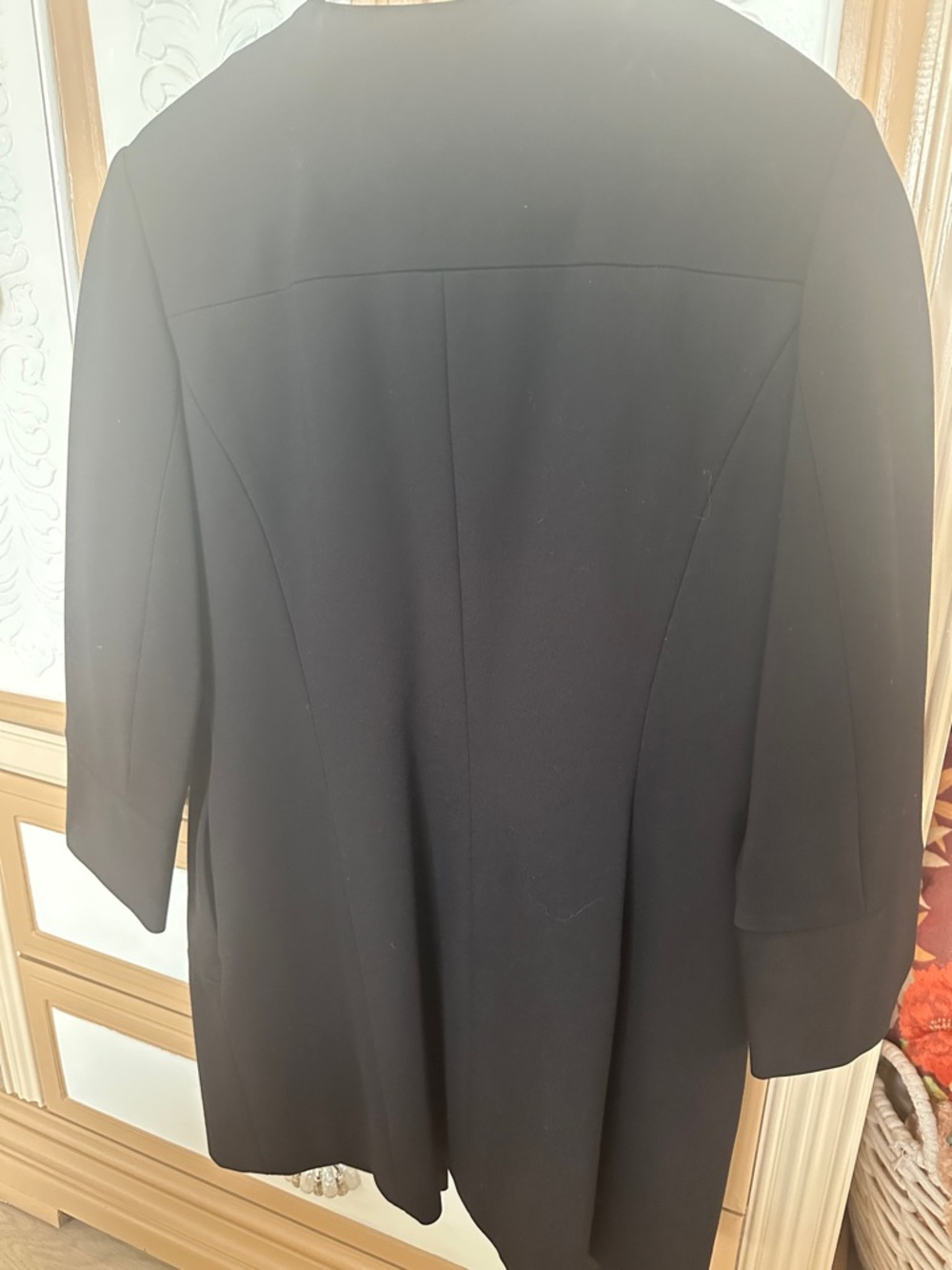 Black Open-Front Blazer Jacket - Picture 6 of 8